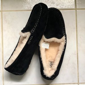 Black UGG Moccasin Slippers